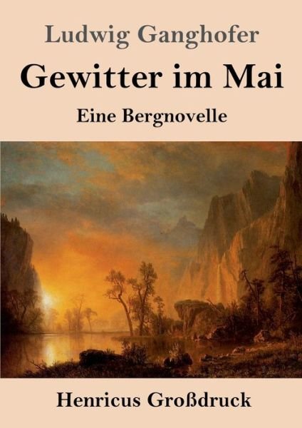 Cover for Ludwig Ganghofer · Gewitter im Mai (Grossdruck) (Paperback Bog) (2019)
