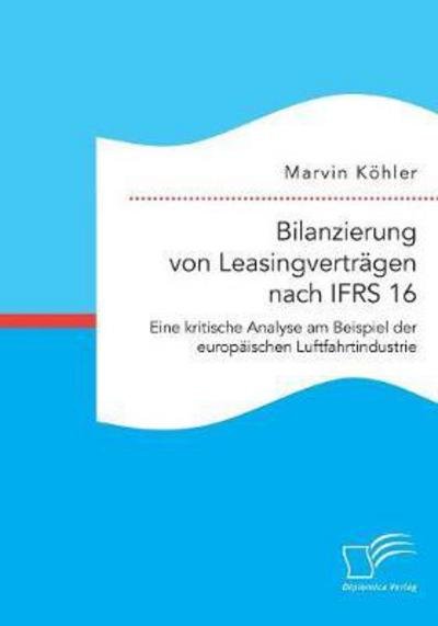 Cover for Köhler · Bilanzierung von Leasingverträge (Bok) (2017)