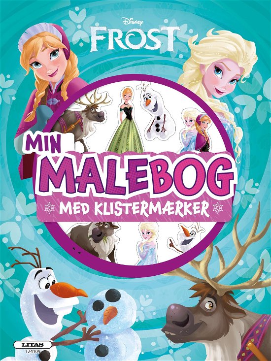 Cover for Disney · Frost: malebog med klistermærker (kolli 6) (Taschenbuch) [2. Ausgabe] (2018)