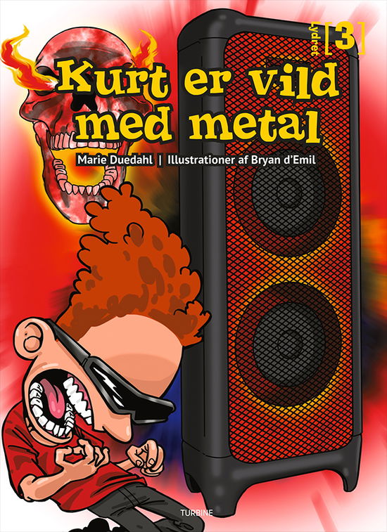 Cover for Marie Duedahl · Lydret 3: Kurt er vild med metal (Innbunden bok) [1. utgave] (2021)