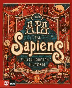 Cover for Bengt-Erik Engholm · Från apa till sapiens : mänsklighetens historia (ePUB) (2020)