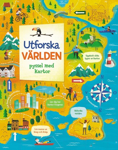 Cover for Darran Stobbart · Utforska världen : pyssel med kartor (Book) (2020)