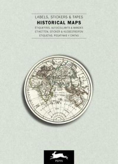 Cover for Pepin Van Roojen · Historical Maps: Label &amp; Sticker Book (Paperback Bog) (2018)