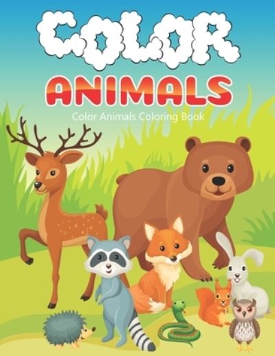 Cover for Barkoun Press · Color Animals Coloring Book (Paperback Book) (2020)