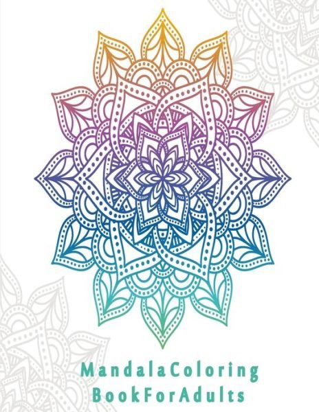 Cover for Mandala Coloring Book · Mandala Coloring Book For Adults (Taschenbuch) (2020)