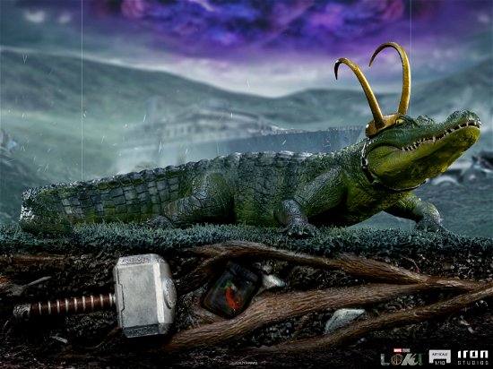 Loki Alligator 1/10 Statue - Marvel - Produtos - IRON STUDIO - 0609963129256 - 25 de setembro de 2022