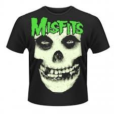Cover for Misfits · Glow Jurek Skull (T-shirt) [size S] [Black edition] (2014)