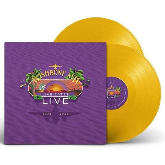 Cover for Wishbone Ash · Live Dates Live (LP) [Limited Yellow Vinyl edition] (2023)