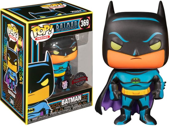 Dc Comics: Funko Pop! Heroes - Batman Animated - Batman (black Light Glow) (vinyl Figure 369) - Dc Comics: Funko Pop! Heroes - Merchandise - Funko - 0889698517256 - August 14, 2023