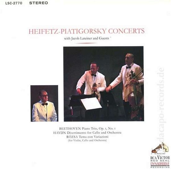 Heifetz-Piatigorsky Concerts (180g) - Ludwig van Beethoven (1770-1827) - Musikk - IMPEX - 4011550160256 - 13. januar 2017