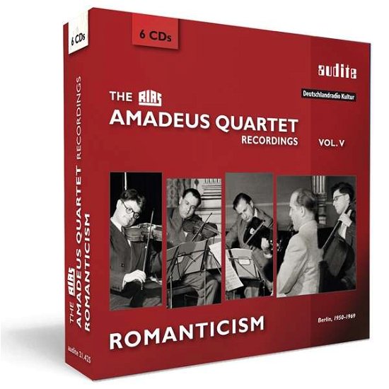Romanticism: Rias Amadeus Quartet Recordings 5 - Brahms / Aronowitz / Geuser - Musiikki - AUDITE - 4022143214256 - perjantai 6. tammikuuta 2017