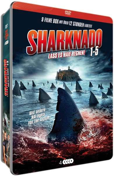 Cover for Tara Reid / David Hasselhoff · Sharknado 1-5 Limited-metallbox Collection (DVD) [Limited edition] (2018)