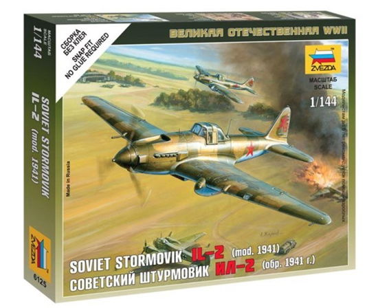 Cover for Zvezda · 1/144 Ilyushin Il-2 Stormovik (Legetøj)