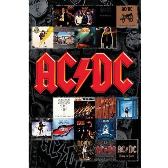 Ac/Dc: Covers (Poster Maxi 61x91,5 Cm) - AC/DC - Marchandise - AMBROSIANA - 5028486343256 - 