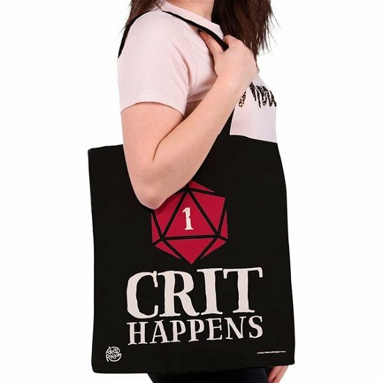 Crit Happens -Tote Bag- (Borsa Di Tela) - GB Eye: Let's Roll - Produtos - Gb Eye - 5028486426256 - 