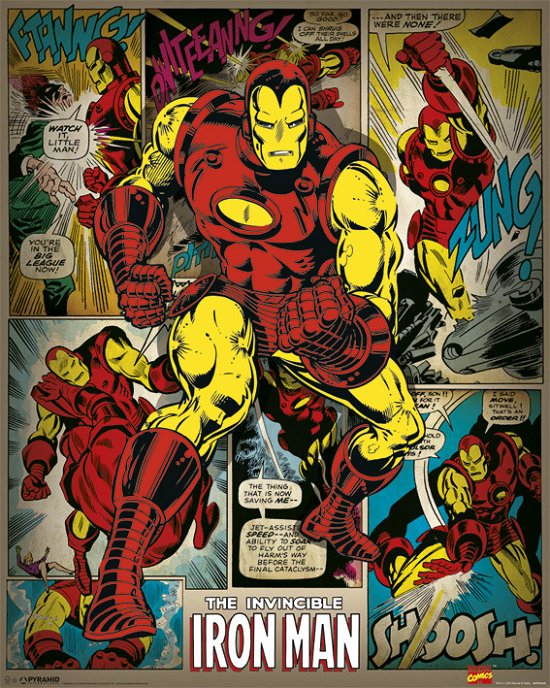 Cover for Marvel: Pyramid · Marvel Comics Poster Set Iron Man Retro 40 x 50 cm (Legetøj) (2023)