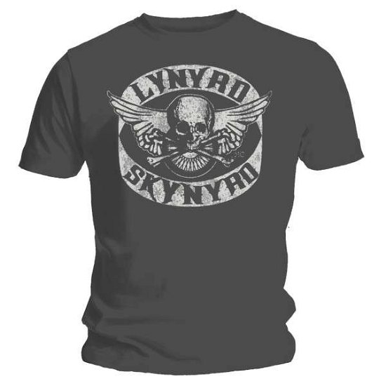 Lynyrd Skynryd: Biker Patch (T-Shirt Unisex Tg. L) - Lynyrd Skynyrd - Fanituote - LNATI - 5052905294256 - perjantai 31. toukokuuta 2013