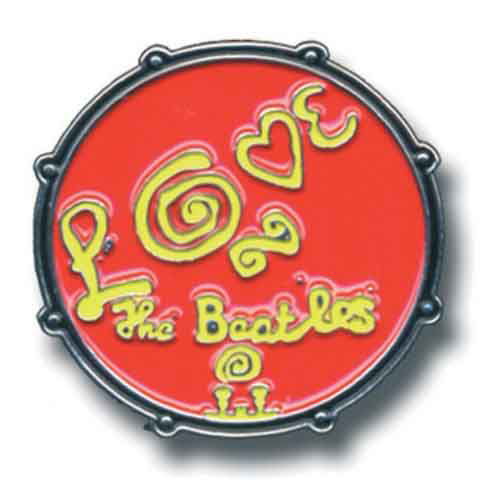 The Beatles Pin Badge: Drum Love - The Beatles - Merchandise - Apple Corps - Accessories - 5055295303256 - 10. desember 2014