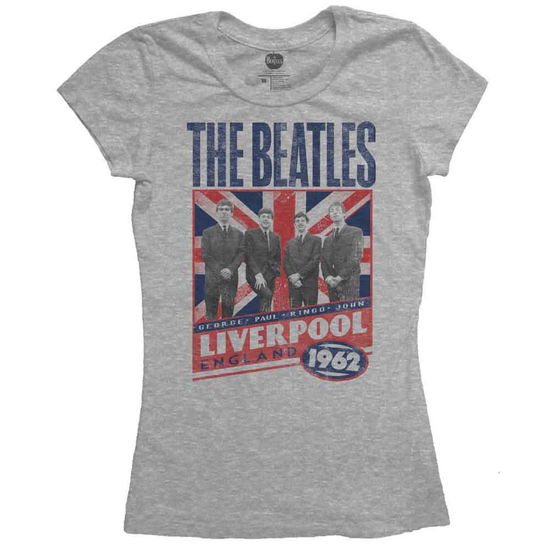 The Beatles Ladies T-Shirt: Liverpool England 1962 - The Beatles - Koopwaar -  - 5055295361256 - 