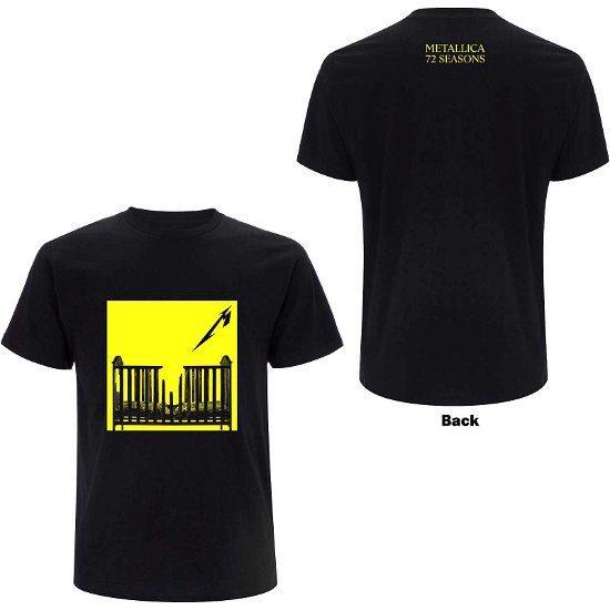 Cover for Metallica · Metallica Unisex T-Shirt: 72 Seasons Burnt Crib (Back Print) (T-shirt) [size S] (2023)