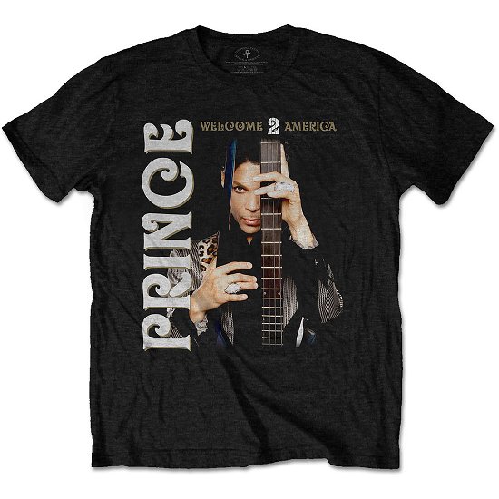 Prince Unisex T-Shirt: Welcome 2 America - Prince - Marchandise -  - 5056368688256 - 