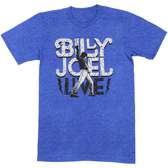 Cover for Billy Joel · Billy Joel Unisex T-Shirt: Glass Houses Live (T-shirt) [size M] [Blue - Unisex edition]