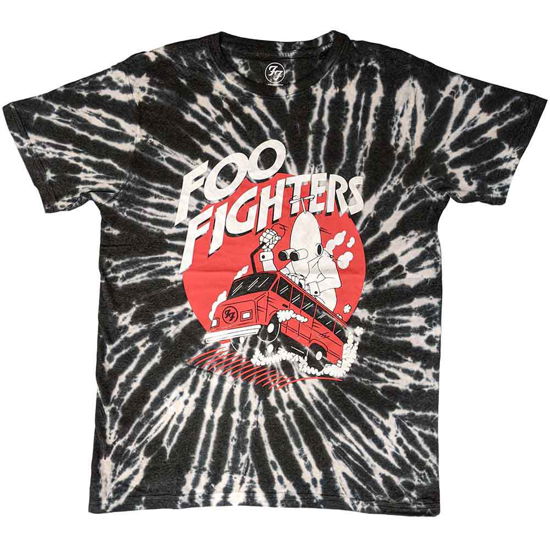 Foo Fighters Unisex T-Shirt: Speeding Bus (Wash Collection) - Foo Fighters - Merchandise -  - 5056561034256 - 