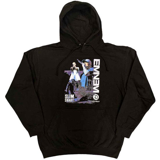 Eminem Unisex Pullover Hoodie: Detroit - Eminem - Merchandise -  - 5056561063256 - 