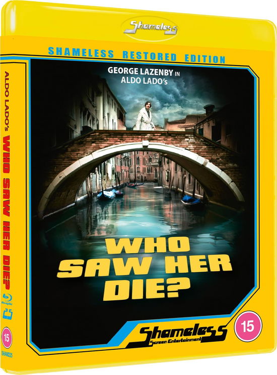 Cover for Who Saw Her Die Limited Edition Bluray · Who Saw Her Die Limited Edition (Blu-ray) (2024)