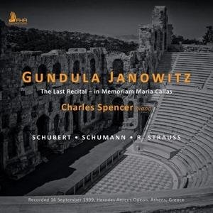 Cover for Gundula Janowitz · Last Recital In Memoriam Of Maria Callas (CD) (2019)