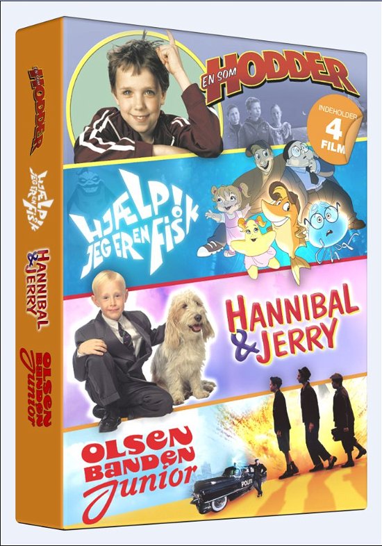 En som Hodder / Hjælp, Jeg er en Fisk / Hannibal & Jerry / Olsen Banden Junior - Boxset - Movies -  - 5708758687256 - February 2, 2011