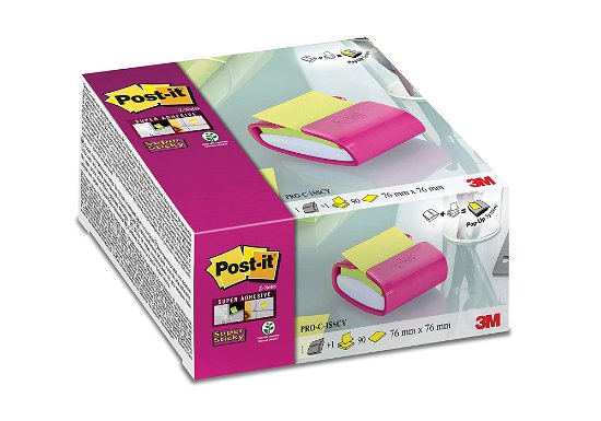 Cover for Post-it® · Z-Notes-Spender pink+1 Block (MERCH) (2017)
