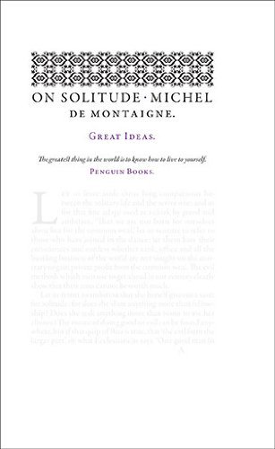 Cover for Michel De Montaigne · On Solitude (Penguin Great Ideas) (Pocketbok) [Reprint edition] (2010)