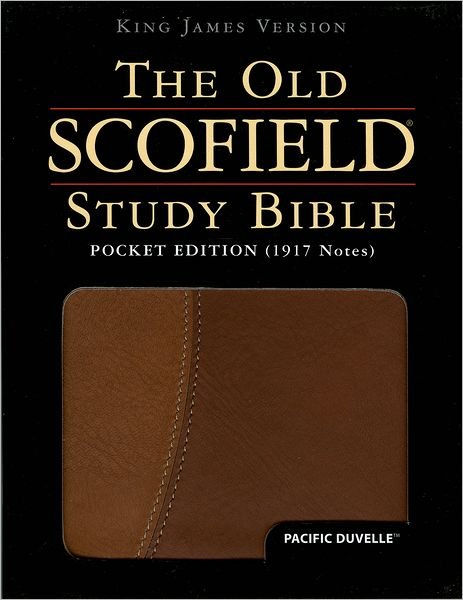 Cover for C I Scofield · Old Scofield Study Bible-kjv-pocket (Lederbuch) [Pocket edition] [Tan/Brown Bonded] (2006)