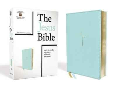 Cover for Passion · Jesus Bible, NIV Edition, Leathersoft, Blue, Comfort Print (Bok) (2018)