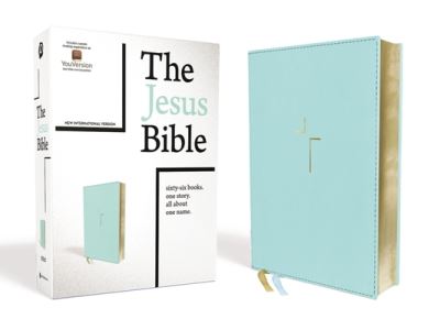 Cover for Passion · Jesus Bible, NIV Edition, Leathersoft, Blue, Comfort Print (Book) (2018)