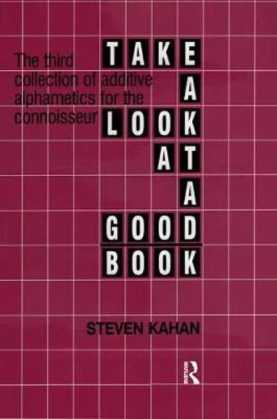 Cover for Steven Kahan · Take a Look at a Good Book (Hardcover Book) (2019)