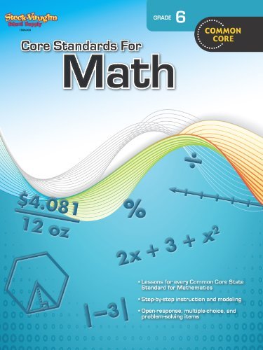 Cover for Steck-vaughn · Core Standards for Math: Reproducible Grade 6 (Taschenbuch) (2012)
