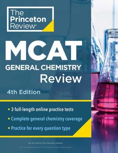 Cover for Princeton Review · Princeton Review MCAT General Chemistry Review - Graduate School Test Preparation (Pocketbok) [4 Revised edition] (2022)