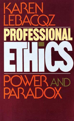 Cover for Karen Lebacqz · Professional Ethics (Paperback Book) (1985)