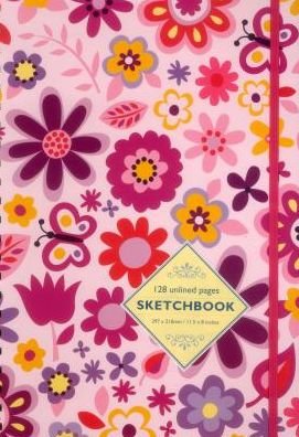 Cover for Peony Press · Sketchbook: Pink Flowers (Spiral Book) (2016)