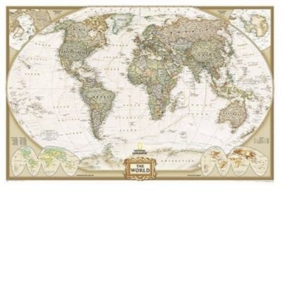 Cover for National Geographic Maps · World Executive, Laminated: Wall Maps World (Kort) [2020th edition] (2020)