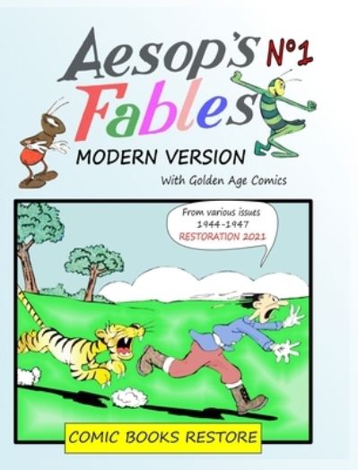 Cover for Comic Books Restore · Aesop's Fables, Modern version N Degrees1 (Gebundenes Buch) (2021)