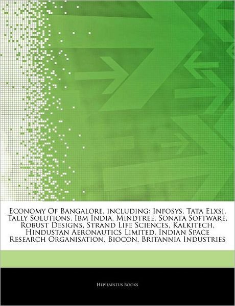 Cover for Hephaestus Books · Articles on Economy of Bangalore, Including (Paperback Book) (2011)
