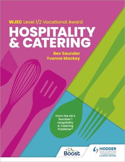 Cover for Bev Saunder · WJEC Level 1/2 Vocational Award in Hospitality and Catering (Paperback Book) (2022)