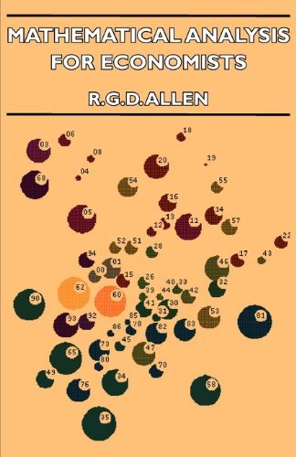 Cover for R. G. D. Allen · Mathematical Analysis For Economists (Paperback Book) (2007)