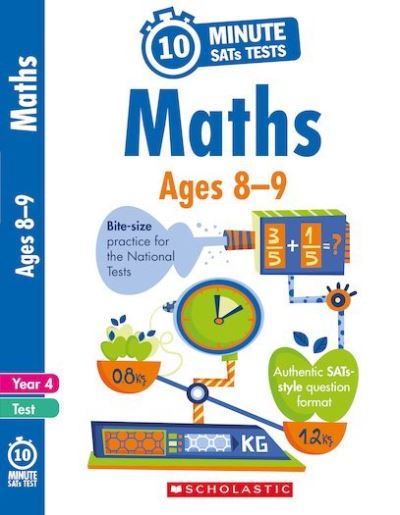 Cover for Paul Hollin · Maths - Ages 8-9 - 10 Minute SATs Tests (Paperback Book) (2018)