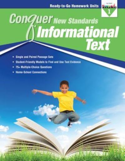 Cover for Newmark Learning · Conquer New Standards Informational Text (Grade 1) Workbook (Paperback Book) (2019)