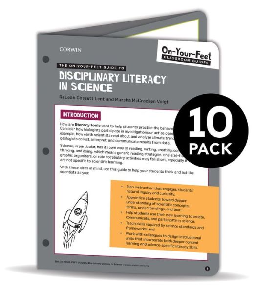 BUNDLE: Lent: The On-Your-Feet Guide to Disciplinary Literacy in Science: 10 Pack - Corwin Literacy - ReLeah Cossett Lent - Książki - SAGE Publications Inc - 9781544386256 - 3 lutego 2020