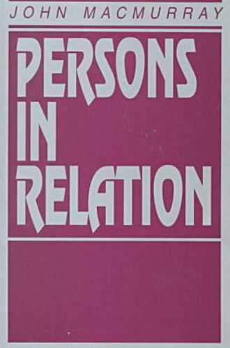 Cover for John Macmurray · Persons in Relation (Paperback Book) (1998)